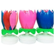 Opening Up Exciting Candle Flower Birthday Candles For Mother Friend