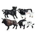 thumbnail image 2 of 2-5pack 4pcs Figurine Simulated Bull Realistic Animals Cow Educational 4 Pcs, 2 of 6