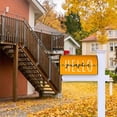 thumbnail image 4 of Fall Mailbox Cover 25.5x21 Inch, Hello Pumpkin Post Letter Box Covers, Autumn Harvest Thanksgiving Magnetic Waterproof Mail Wraps for Outdoor Yard Garden Large Oversized Mailbox Decor, 4 of 6