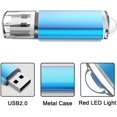 thumbnail image 3 of LinenLoon Lot de 5 Clés USB 2.0 32 Go (5 Couleurs Mélangées : Noir Bleu Vert Rouge Argent), 3 of 5