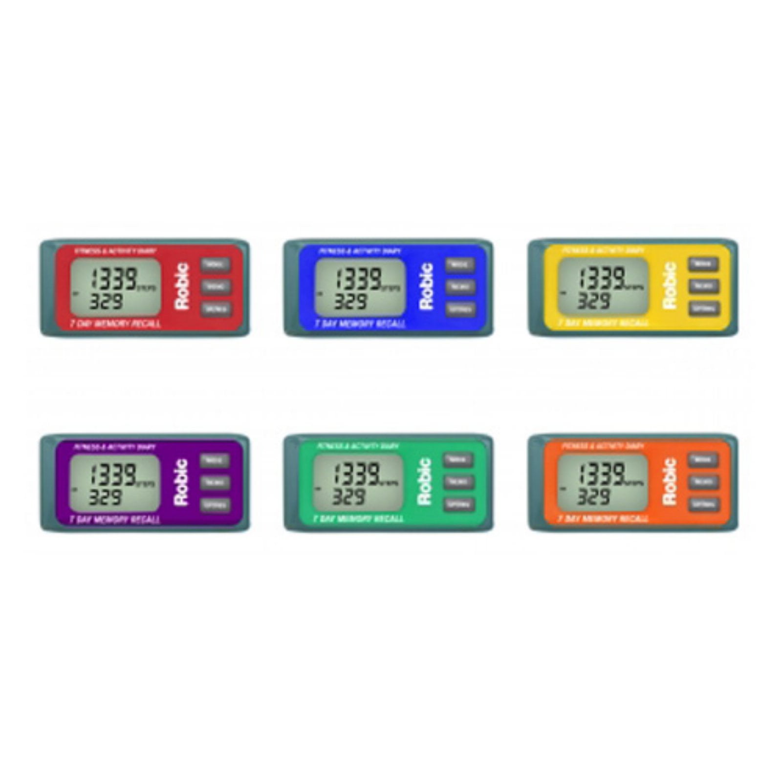 Robic M339 3D Motion Sensor Memory Pedometer