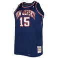 thumbnail image 2 of Men's Mitchell & Ness Vince Carter Navy New Jersey Nets Big & Tall Hardwood Classics 2006/07 Swingman Jersey, 2 of 3
