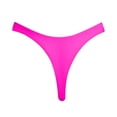 thumbnail image 4 of Sexy Low Rise Swim Briefs - Solid Color, Elastic Waist, Nylon Spandex for Women Swimming, 4 of 6
