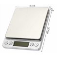 thumbnail image 2 of I2000 3kg Mini Digital Scale Stainless Steel Platform Weighing Tool-, 2 of 5