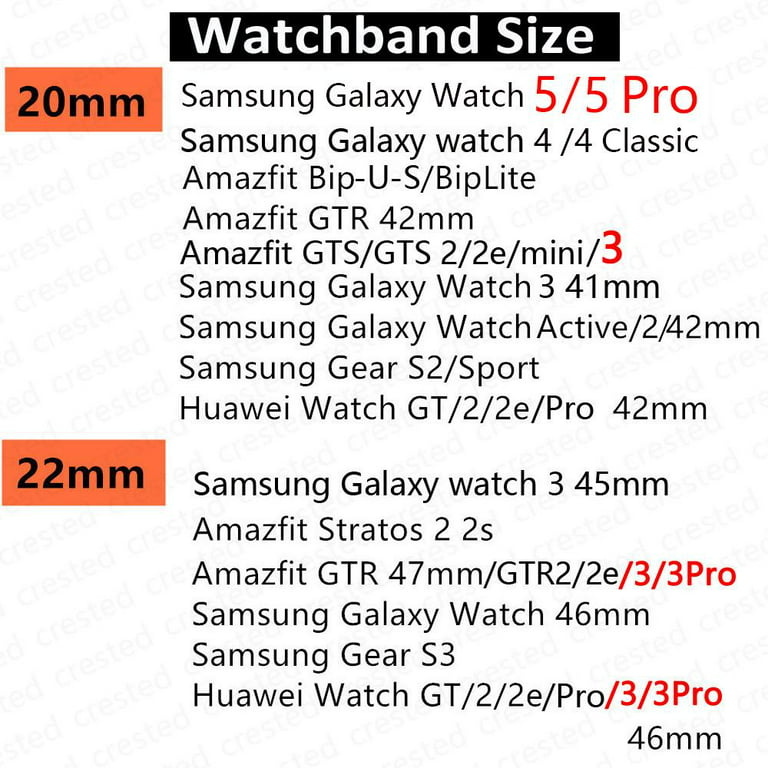 OTOPO Galaxy Watch 6/5/4 Band 44mm 40mm,Watch 4/6 Classic Bands 47mm 46mm  43mm 42mm,Watch 5 Pro Bands, 20mm Metal Mesh Stainless Steel Replacement