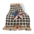 thumbnail image 2 of Fiudx Liquidación De Ropa De Cama Manta De Franela Estampada Para El Día De La Independencia, Manta Acondicionadora Para Sofá, Manta Para Siesta, Sábana De Ocio, Regalo De Vacaciones, 2 of 7