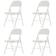 thumbnail image 3 of paproos PU Leather Dining Chairs, Kitchen Chairs Set of 4, Side Chair for Dining Room Living Room, White, 3 of 10