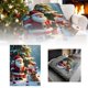 thumbnail image 1 of Manta Navideña Manta Navideña Con Muñeco De Nieve Y Papá Noel Manta Navideña De Invierno Manta Suave Informal Manta Cálida Para La Siesta Manta Navideña Con Gorro De Papá Noel (70 X 100 Cm), 1 of 7