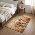 thumbnail image 4 of Entryway Rug 2'x3', Thanksgiving Kitchen Runner Rugs Non-Slip Carpet Mats, Fall Pumpkin USA Flag Sunflowers Retro Bedside Rugs Runners Washable Floor Carpet for Bathroom Laundry Room, 4 of 8