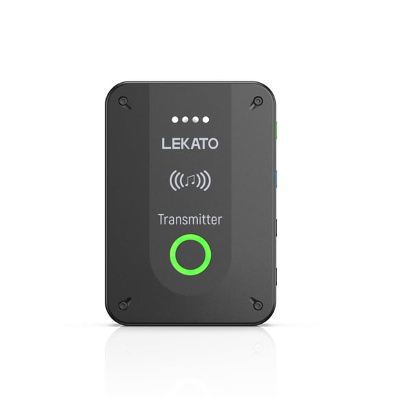 LEKATO Wireless in Ear Monitor System MS-02 Transmitter, Upgraded 2.4G Stereo IEM System Low Latency, Auto-Pairing,One to More, in-Ear Moni