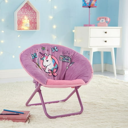 Nickelodeon Polyester Folding Chair, Purple