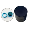 thumbnail image 3 of Pool Cue Chalk Holder Organizer Round Shape Hold Tool Easy to Use Carrier Case Metal Black, 3 of 9