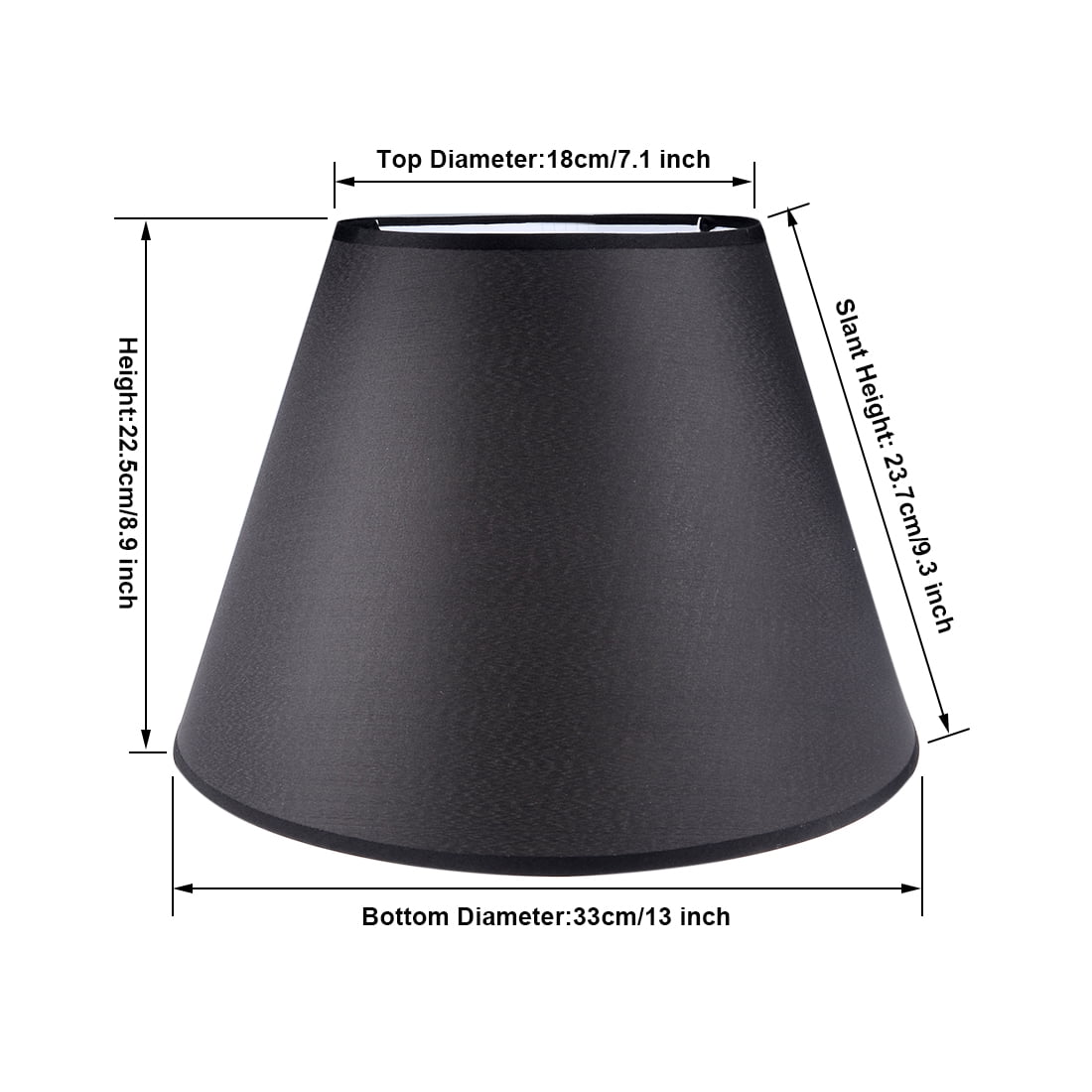 Lampshades Floor Lamp Shade Light Cover 7 1x13x8 9 Inch Black Canada Lampshades Floor Lamp Shade Light Cover, 9 Inch Wide Lamp Shade