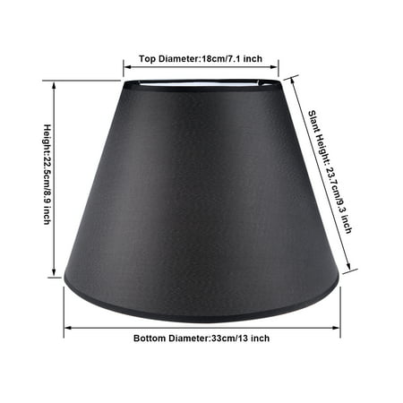 Unique Bargains Lampshades Floor Lamp, 9 High Lamp Shade