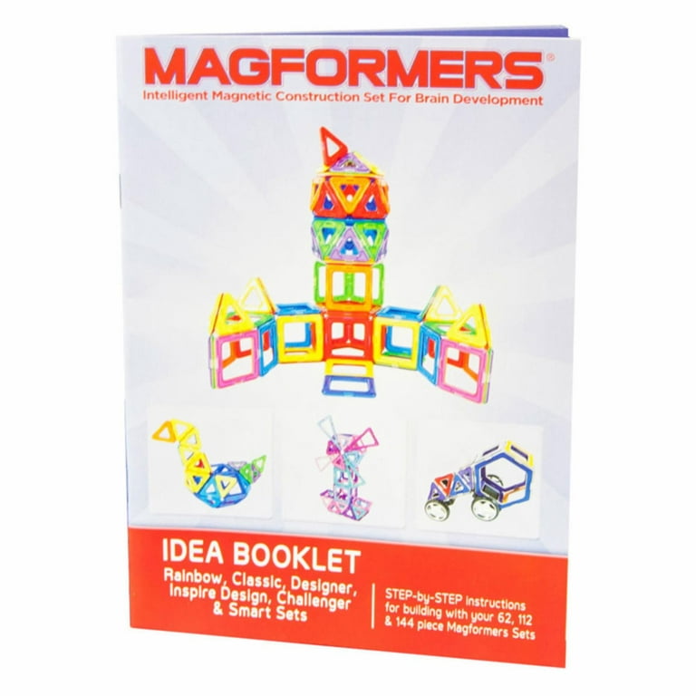 Magformers Creator Designer 62 Multicolor Magnetic Tiles Pieces
