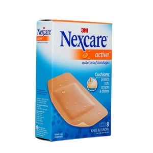 Nexcare Cushioned Waterproof Foam Bandages, 8 ct.