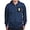 Navy, variant on - World's Best Nonno Men's Zip Up Hoodie - Zip Hoodie, Classic Hooded Sweatshirt with Metal Zipper