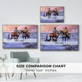 thumbnail image 5 of Sharin' Christmas with the Neighbors - Framed Gallery Wrapped Holiday Canvas - 27 x 41 - Natural Wood Frame, 5 of 9