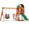 thumbnail image 1 of Ultimate Backyard Playset: Slide, Swing & Sandbox, 1 of 7