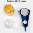 thumbnail image 2 of Bottle Opener Portable V-shaped Juice Can Jar Opener Kitchen Gadget for Twist-Off Caps, Blue, 2 of 7