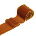thumbnail image 1 of Uxcell 1 Rollo de Cinta de Terciopelo, 3 Pulgadas x 3 Yardas Cinta de Seda Hecha a Mano con Flecos Deshilachados para Decoración de Bodas, Naranja, 1 of 5