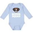thumbnail image 3 of Inktastic Dog Boxer Squad Boys or Girls Long Sleeve Baby Bodysuit, 3 of 5
