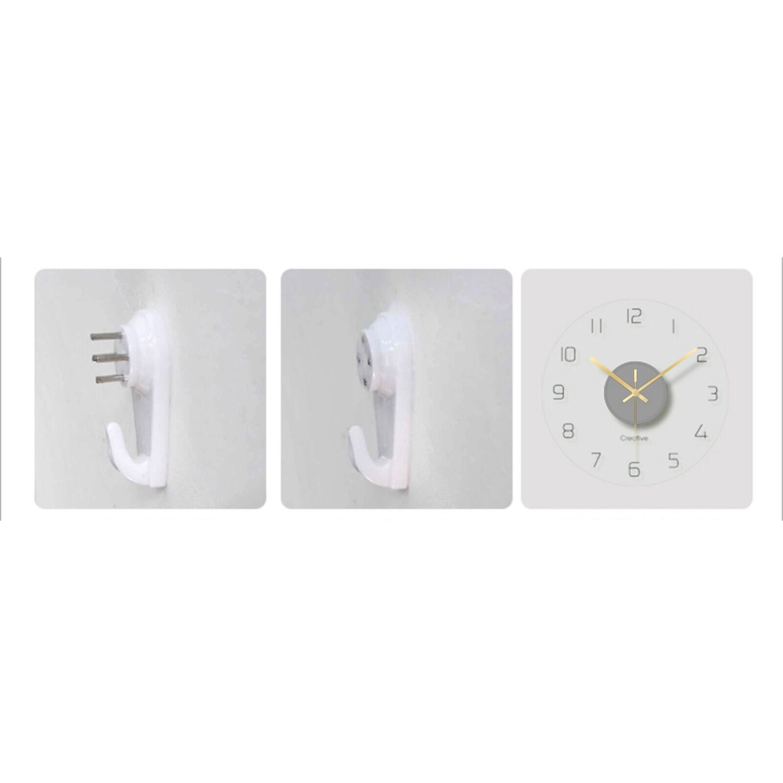 Transparent Wall Clock 30CM Round Tempered Glass Clock Ultra-Thin Quartz Silent Round Tempered Glass Clock Ultra Thin Digital Clock Wall Clock Clear Wall-mounted Clock Creative Modern