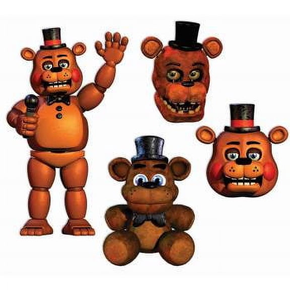 FNA FREDDY'S-CUTOUTS-4PK 12 PACK