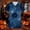 01-Gray, variant on Halloween Scrub Top for Women, Soft Stretch Breathable Lightweight Medical Uniform, V Neck Short Sleeve Nursing Shirt for Hospital Vet Clinic, Healthcare Holiday Workwear 03-Blue XXL