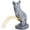 Grey Dog With Flow Light, variant on Garden Statue Water-sprinking Rabbit Resin Outdoor Decor