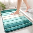 thumbnail image 2 of KYAIGUO Bathroom Rugs Quick Dry Bath Mat Bathroom Mat Non-slip Absorbent for Living Room, Bathroom, Kitchen, 2 of 6