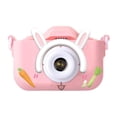 thumbnail image 2 of Juguete de cámara para niños y niñas,Cámara Selfie para niños,Cámaras dobles a prueba de golpes,Cámara digital para niños,Cámara para niños pequeños a conejito rosa, 2 of 9