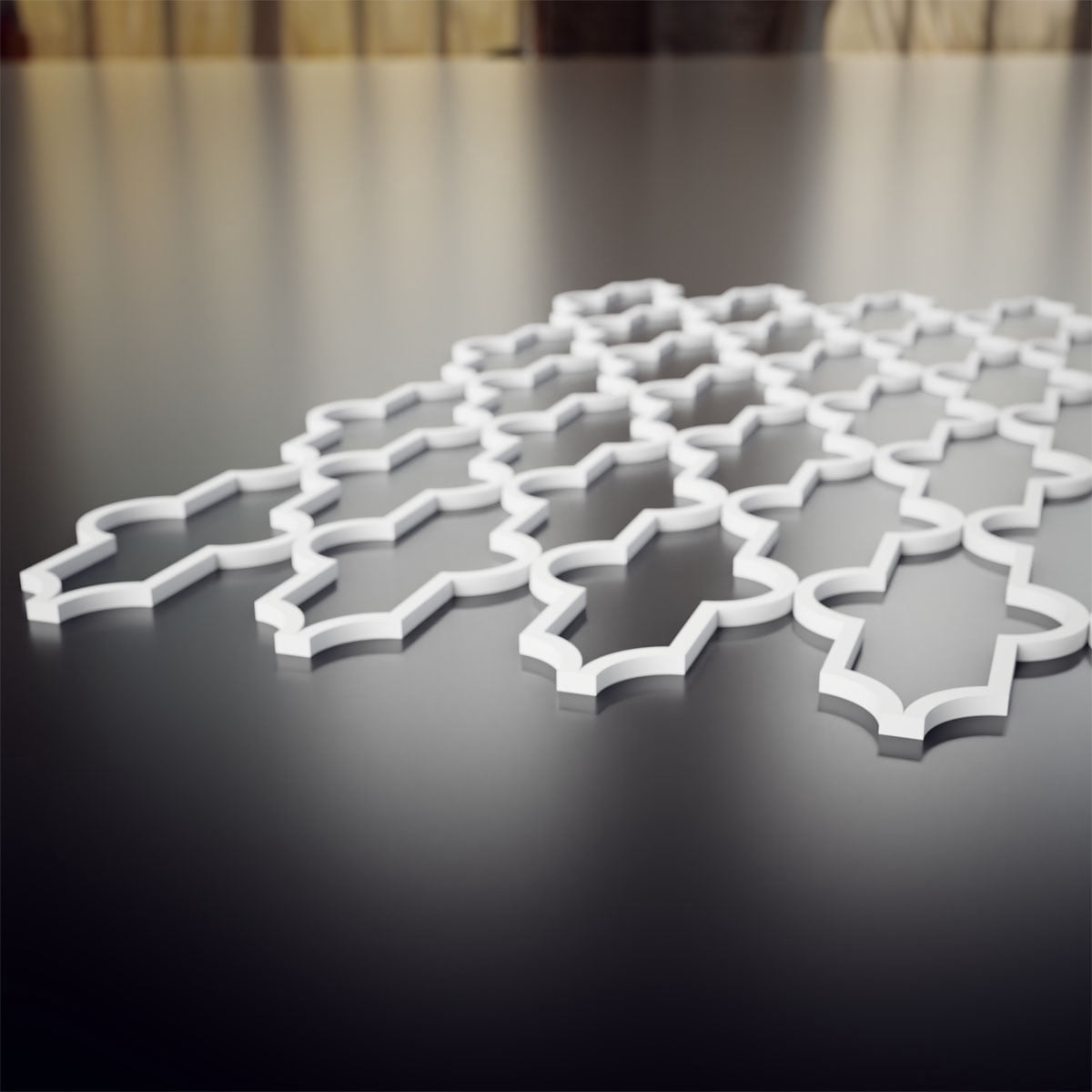 Large Casablanca Decorative Fretwork Wall Panels in Architectural Grade PVC