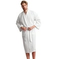 thumbnail image 2 of Men's Waffle Spa Bathrobe - Long, Lightweight, Absorbent, 2 of 5
