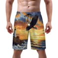 thumbnail image 1 of NICKSUN Men's Swim Trunks, Cute Print Quick Dry Summer Board Beach Shorts with Mesh Lining and Pockets, 1 of 6