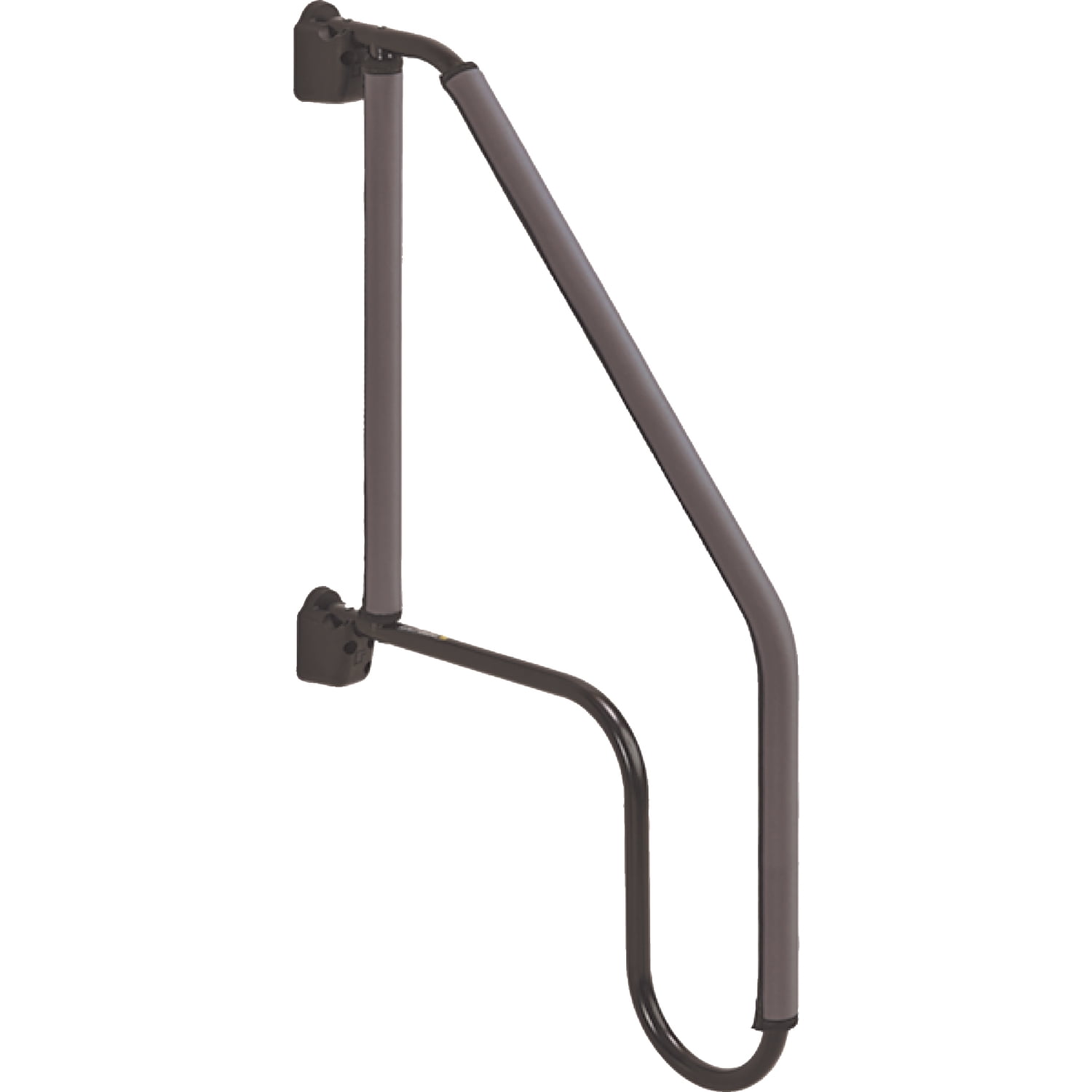 Stromberg Carlson Amzip2239c Zip Grip Handrail Grip Only 22 39 Long 2 Pack Charcoal Walmart Com