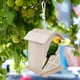 thumbnail image 1 of Casa para pájaros, mini jaula nido para pájaros de madera para exteriores, nidos para pájaros, elegantes y modernos, 1 of 13