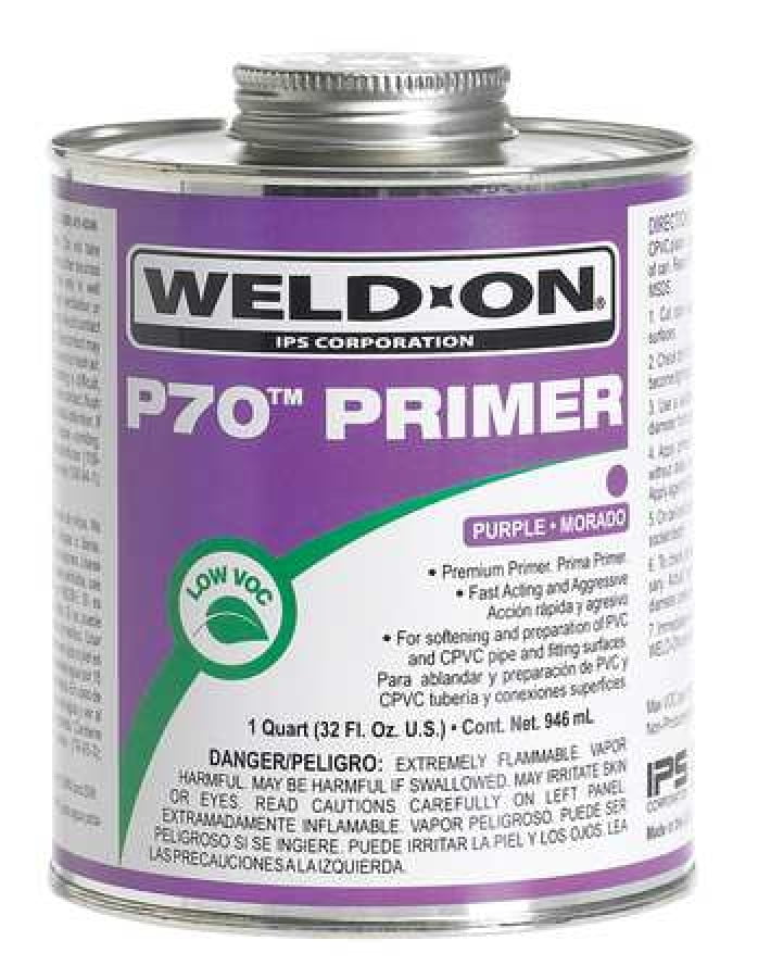WELDON 13995 P70 Purple Primer PVC/CPVC Pint