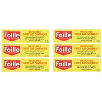 6 Pack - Foille Medicated First Aid Ointment with Benzocaine 5.0% Tube - 1 Oz