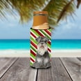 thumbnail image 3 of Carolines Treasures KJ1171MUK Candy Cane Holiday Christmas Schnauzer Ultra Hugger for slim cans Slim Can multicolor, 3 of 6