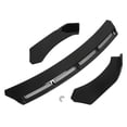 thumbnail image 1 of 3Pcs Front Bumper Lip Spoiler Kit Universal Car Modification Black, 1 of 4