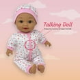 thumbnail image 2 of 12 Inch Talking Baby Dolls for 3 Year Old Girls - Soft Body Interactive Baby Doll for Kids That Can Talk, Cry, Sing and Laugh - Makes 24 Cute Sounds, 2 of 5
