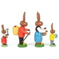 thumbnail image 4 of Alexander Taron Set of 4 Richard Glaesser Bunny Family Easter Figures 4.5", 4 of 6