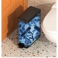 thumbnail image 3 of inoxidable de 6 litros con tapa | Botes de basura para baño en casa u oficina con tapas | Bote de basura de cocina con paso a paso antideslizante | Negro mate, 3 of 5