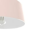thumbnail image 4 of Hunter - Cranbrook 1-light Blush Pink, Medium Size Flush Mount Light, Dimmable, Modern Style, Bell Shaped, for Bedrooms, Dining, Living Rooms - 19172, 4 of 7