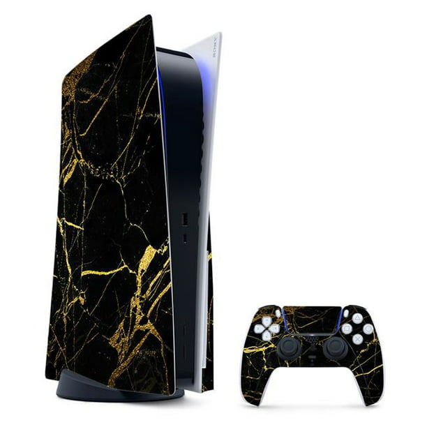 Mightyskins Sops5cmb Black Gold Marble Skin For Ps5 Playstation 5 Bundle Black Gold Marble Walmart Com