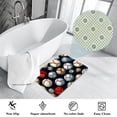 thumbnail image 3 of Baseball Polyester Non-Slip Machine Washable Chair Rugs Office Mat Area Rugs Bath Rug, 3 of 6