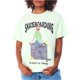 thumbnail image 1 of Camiseta gráfica Elevenparis Skateboarding Is Not A Crime para hombre, verde sutil M, 1 of 1