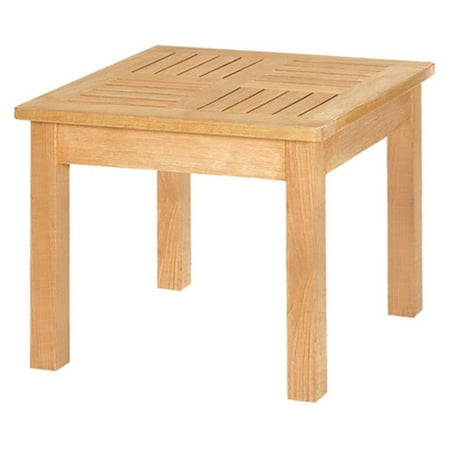 HiTeak Furniture Teak Side Table (Best Teak Furniture Manufacturer)