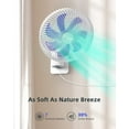 thumbnail image 2 of Ventilador de pared Airbition de 8 pulgadas con control remoto de 4 velocidades, 2 of 7